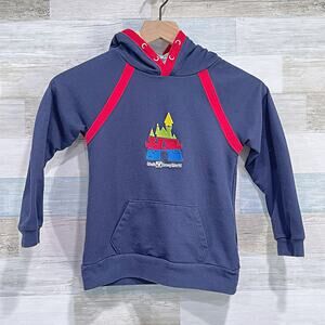 Walt Disney World Houndsight Is 2020 Pluto Embroidered Hoodie Blue Boys Small